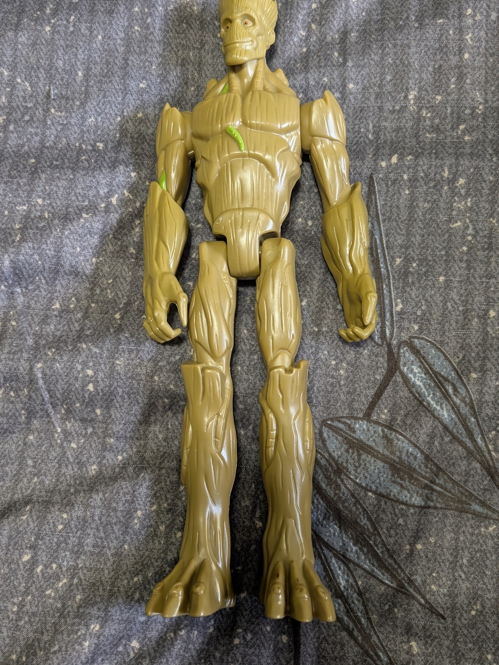 Marvel Groot Action Figure - Brown with Green Accents
